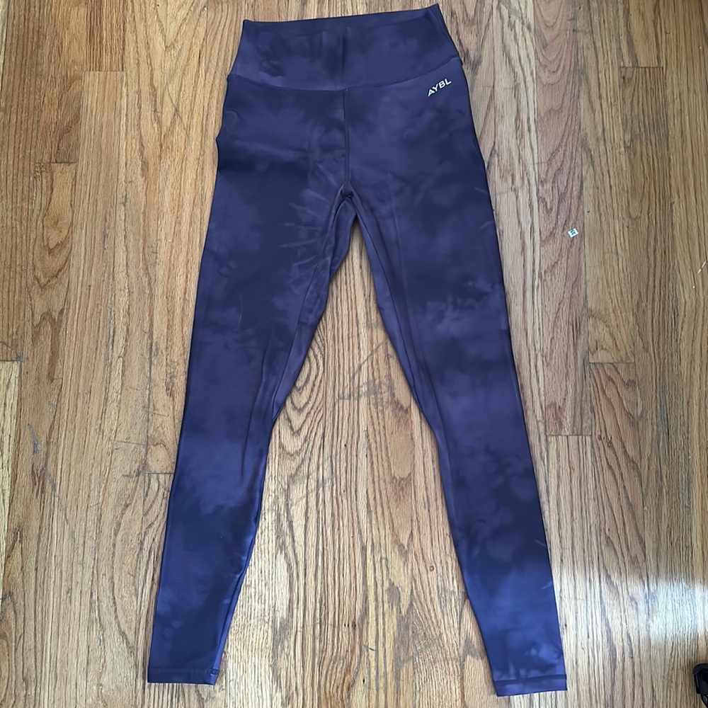 Aybl purple tie dye legging